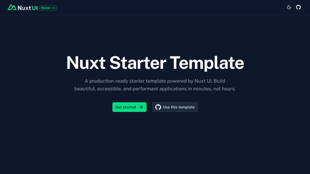 Template Starter screenshot